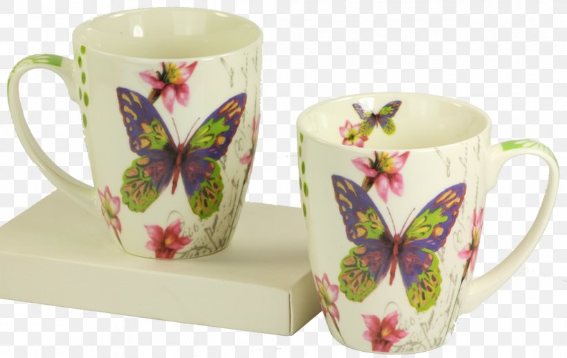 Butterfly Coffee Cup Porcelain Mug Bone China, PNG, 1044x660px, Butterfly, Bone, Bone China, Butterflies And Moths, Ceramic Download Free