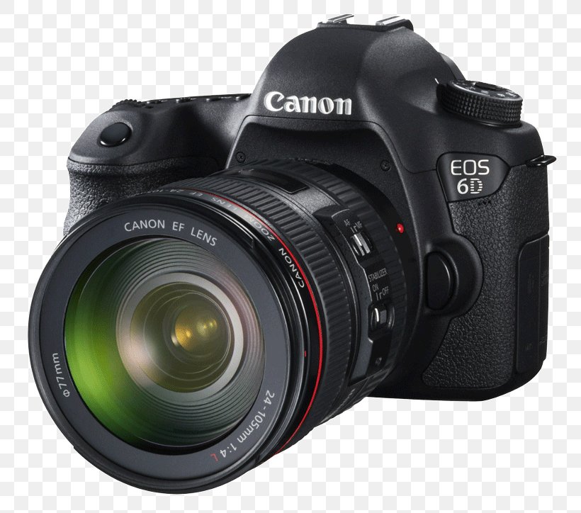 Canon EOS 6D Mark II Canon EF 24–105mm Lens Canon EF Lens Mount Canon EOS 5D Mark II, PNG, 800x724px, Canon Eos 6d, Camera, Camera Accessory, Camera Lens, Cameras Optics Download Free