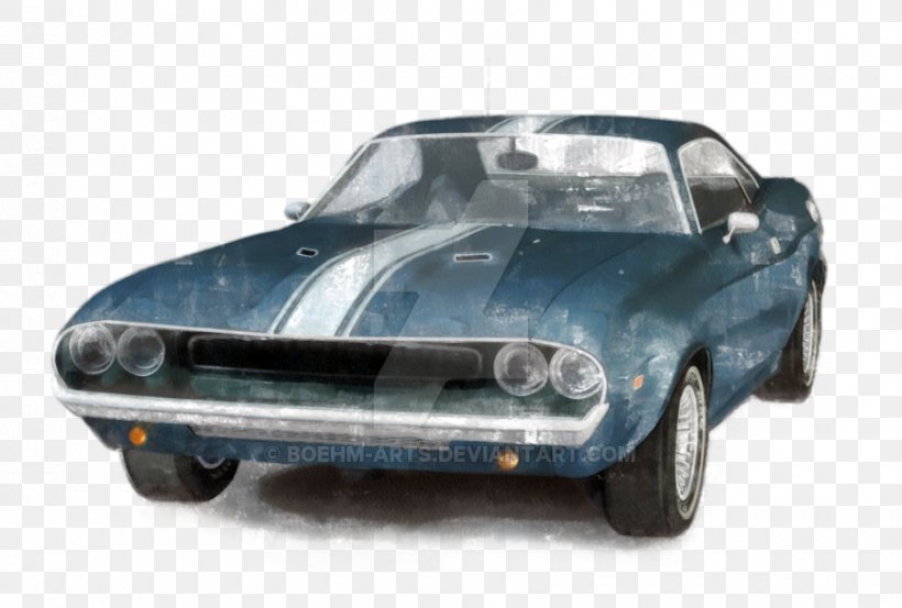 Classic Car Art Painting Muscle Car, PNG, 900x608px, Car, Art, Arts, Automotive Design, Automotive Exterior Download Free