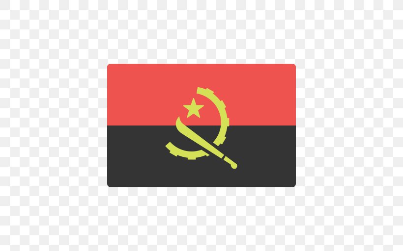 Flag Of Angola National Flag Flags Of The World, PNG, 512x512px, Angola, Brand, Country, Flag, Flag Of Angola Download Free