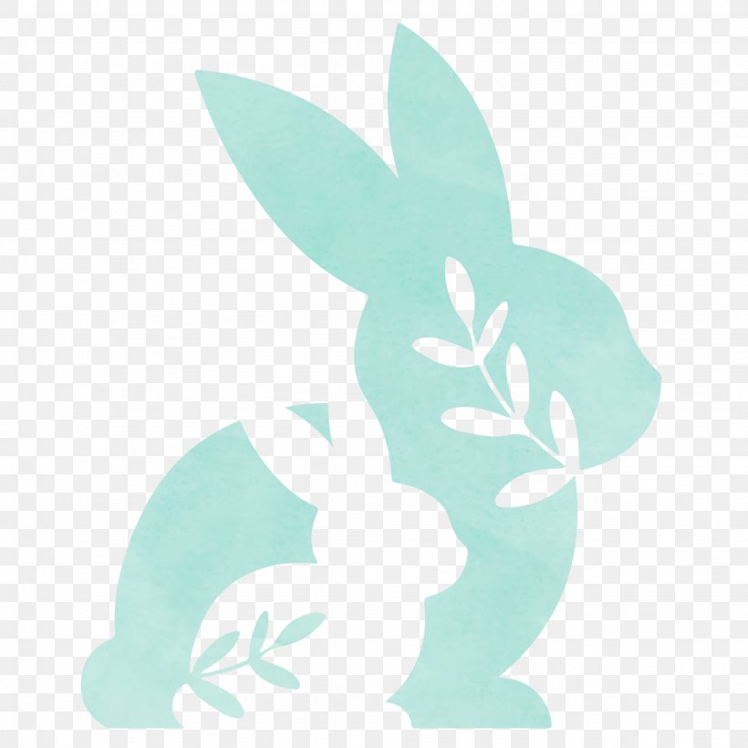 Hare Turquoise Tail, PNG, 2048x2048px, Hare, Mammal, Plant, Rabbit, Rabits And Hares Download Free