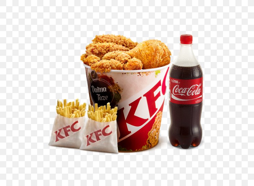 KFC Fried Chicken French Fries Chicken Nugget, PNG, 600x600px, Kfc, Buffalo Wing, Carbonated Soft Drinks, Chicken, Chicken As Food Download Free