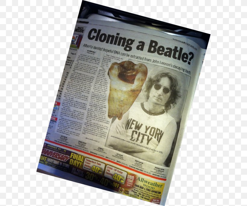 The Beatles Cloning More Popular Than Jesus Tooth John Lennon Signature Box, PNG, 578x684px, Beatles, Advertising, Bob Gruen, Cloning, Dentist Download Free