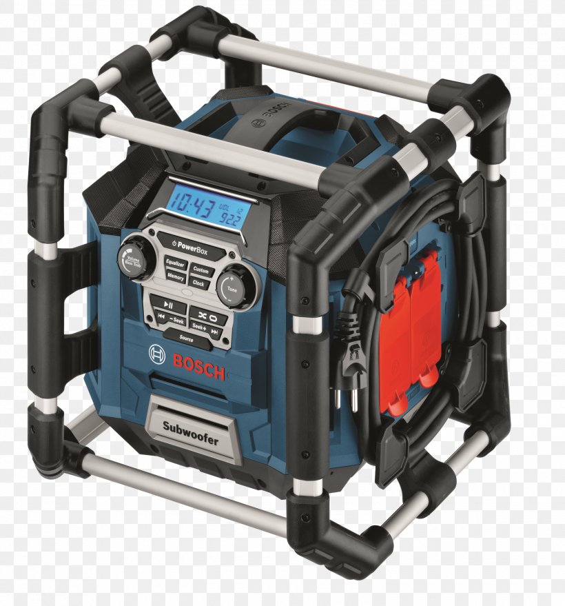 FM Workplace Radio Bosch Professional GML 20 Blu Bosch Power Box 360 Jobsite 1500 W 125 Mm Bosch Professional GBR 15 CA 0601776000 Bosch PRA MultiPower Portable Black,Green,Stainless Steel Radio, PNG, 1500x1609px, 230 Voltstik, Radio, Battery Charger, Digital Media, Electric Battery Download Free