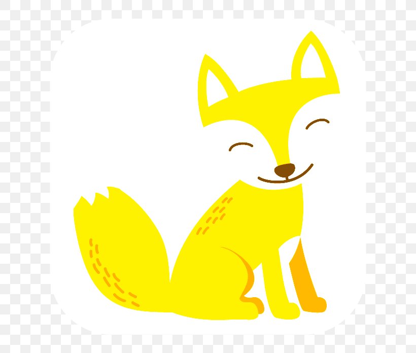 Fennec Fox Red Fox Fox Cartoon Yellow, PNG, 696x696px, Fennec Fox, Cartoon, Fox, Kit Fox, Red Fox Download Free