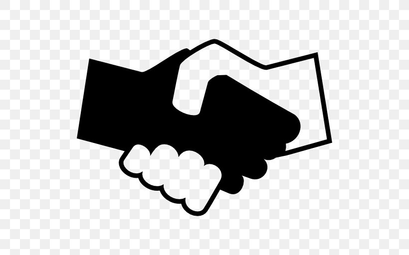 Handshake Black And White Clip Art, PNG, 512x512px, Handshake, Black, Black And White, Finger, Hand Download Free