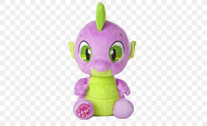 Plush Spike Pony Twilight Sparkle Stuffed Animals & Cuddly Toys, PNG, 500x500px, Watercolor, Cartoon, Flower, Frame, Heart Download Free