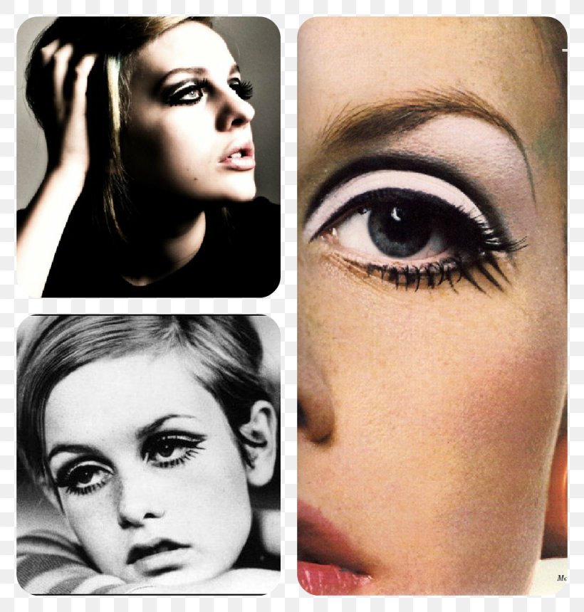 Twiggy 1960s Cosmetics Eye Shadow Make-up Artist, PNG, 1024x1075px, Watercolor, Cartoon, Flower, Frame, Heart Download Free