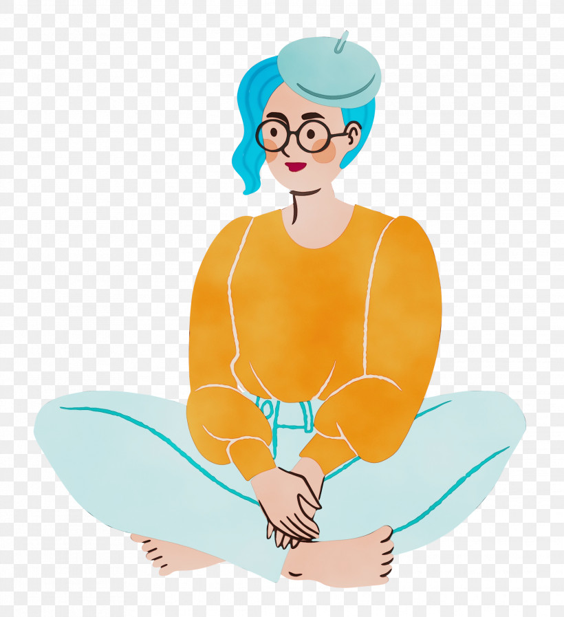 Glasses, PNG, 2283x2500px, Sitting, Biology, Cartoon, Character, Glasses Download Free
