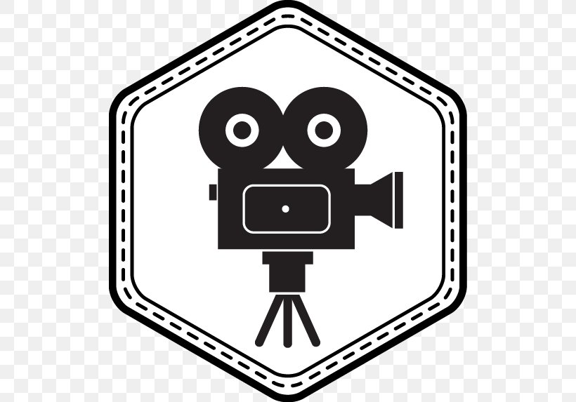 Movie Camera Clip Art, PNG, 510x573px, Movie Camera, Area, Art, Black, Black And White Download Free