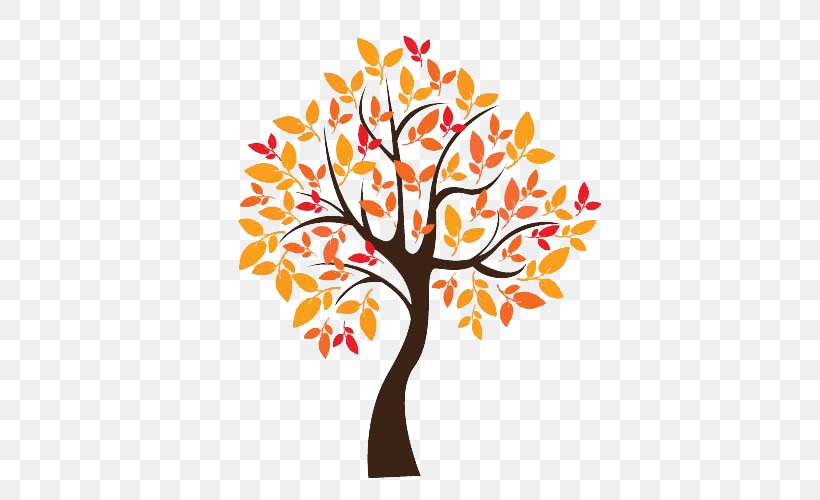 Tree Autumn, PNG, 500x500px, Tree, Autumn, Autumn Leaf Color, Branch, Flora Download Free