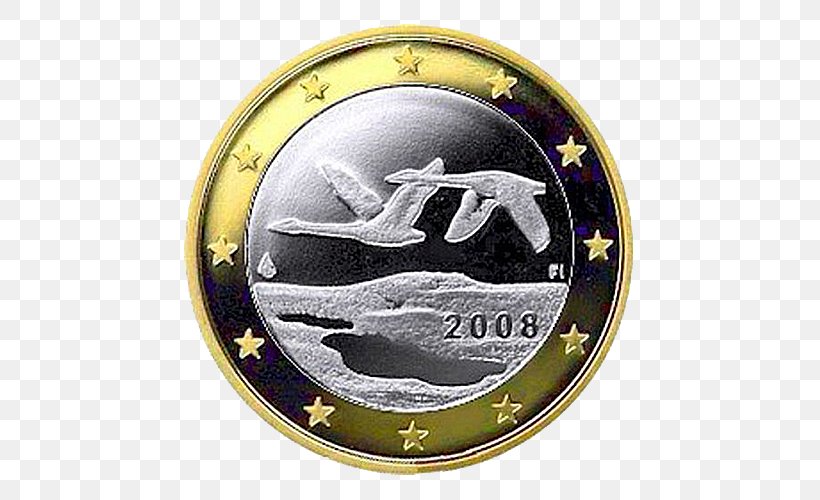 1 Euro Coin Euro Coins 2 Euro Coin, PNG, 500x500px, 1 Euro Coin, 2 Euro Coin, Coin, Commemorative Coin, Currency Download Free