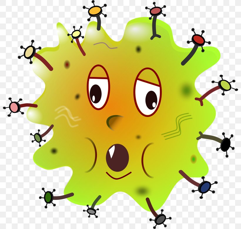 Bacteria Germ Theory Of Disease Cartoon Clip Art, PNG, 800x779px, Bacteria, Area, Art, Cartoon, Cereal Germ Download Free