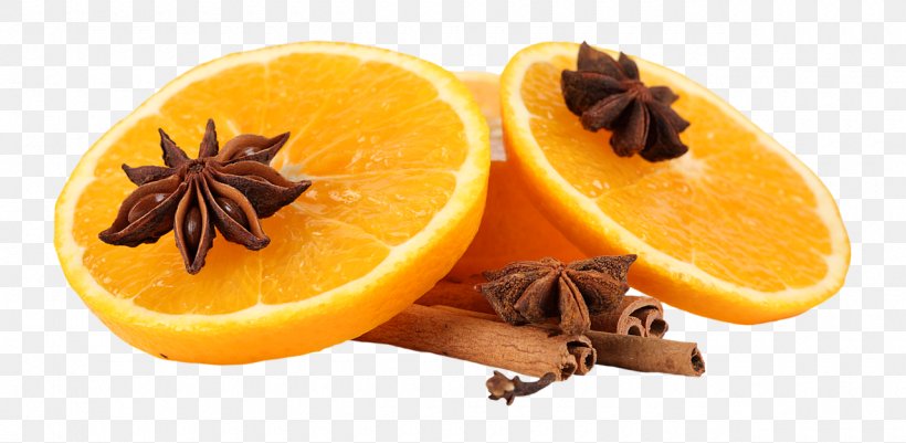 Orange Vegetarian Cuisine Cinnamon Star Anise Fruit, PNG, 1280x626px, Orange, Anise, Cinnamon, Citrus Fruit, Clove Download Free