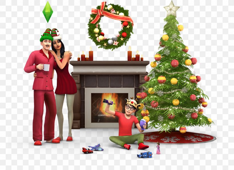 The Sims 4 The Sims 3: Seasons The Sims Online Christmas, PNG, 1100x800px, Sims 4, Christmas, Christmas Decoration, Christmas Ornament, Christmas Tree Download Free