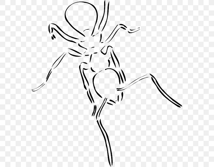 Ant Insect Clip Art, PNG, 577x640px, Ant, Arm, Artwork, Black, Black And White Download Free