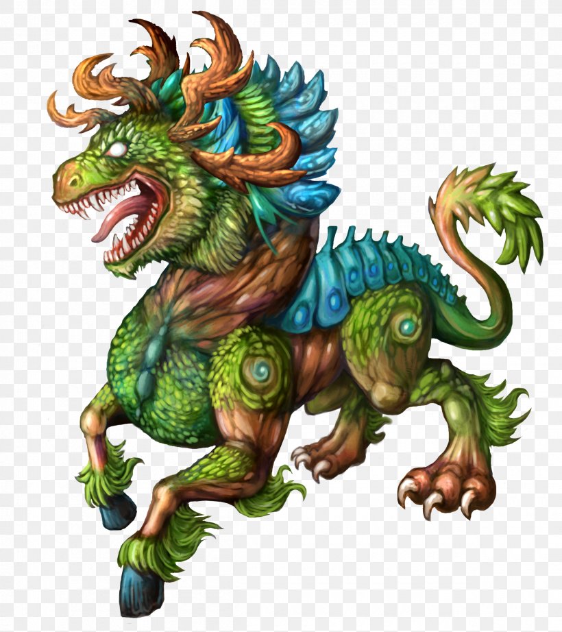 Qilin Legendary Creature Chinese Mythology Dragon, PNG, 2400x2700px, Qilin, Art, Chinese Mythology, Dinosaur, Dragon Download Free