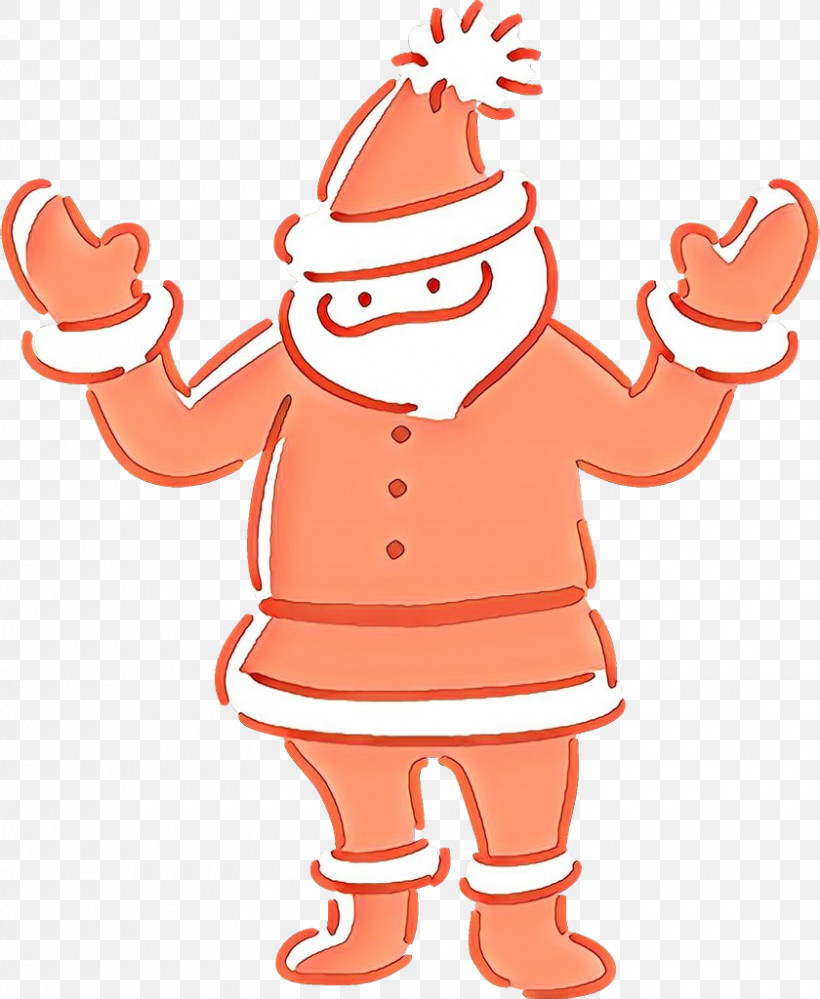 Santa Claus, PNG, 840x1024px, Cartoon, Finger, Pleased, Santa Claus, Sticker Download Free