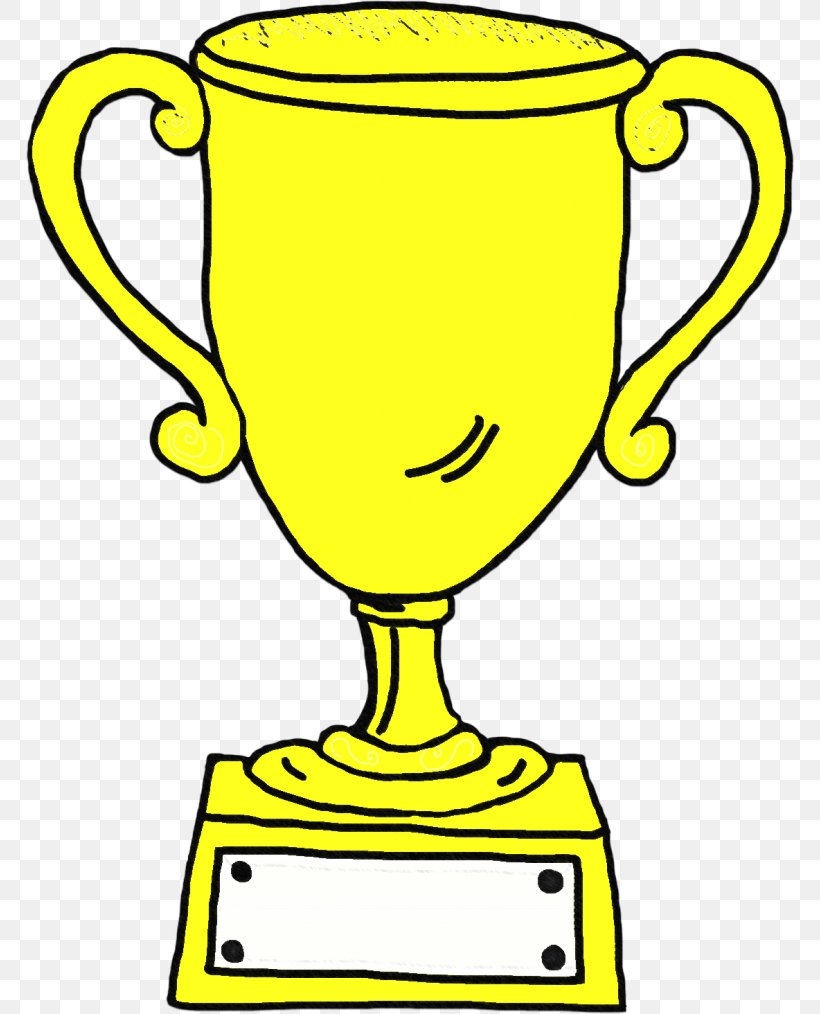 Trophy Cartoon Clip Art, PNG, 768x1014px, Trophy, Animated Film, Area, Artwork, Black And White Download Free