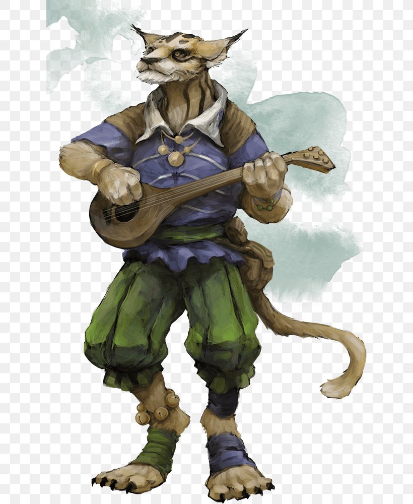 Dungeons & Dragons Tabaxi Druid Forgotten Realms Bard, PNG, 636x1000px, Dungeons Dragons, Action Figure, Art, Barbarian, Bard Download Free