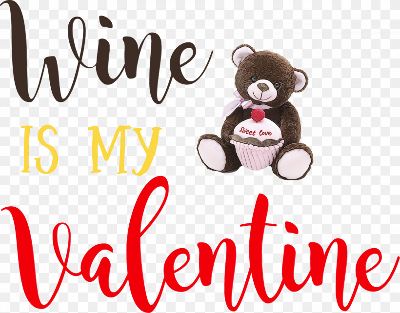 Teddy Bear, PNG, 3000x2349px, Valentines Day, Bears, Biology, Logo, M Download Free