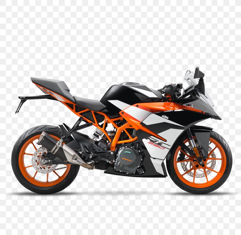 KTM RC 390 Motorcycle Yamaha Motor Company Sport Bike, PNG, 800x800px, Ktm, Antilock Braking System, Automotive Design, Automotive Exterior, Automotive Tire Download Free