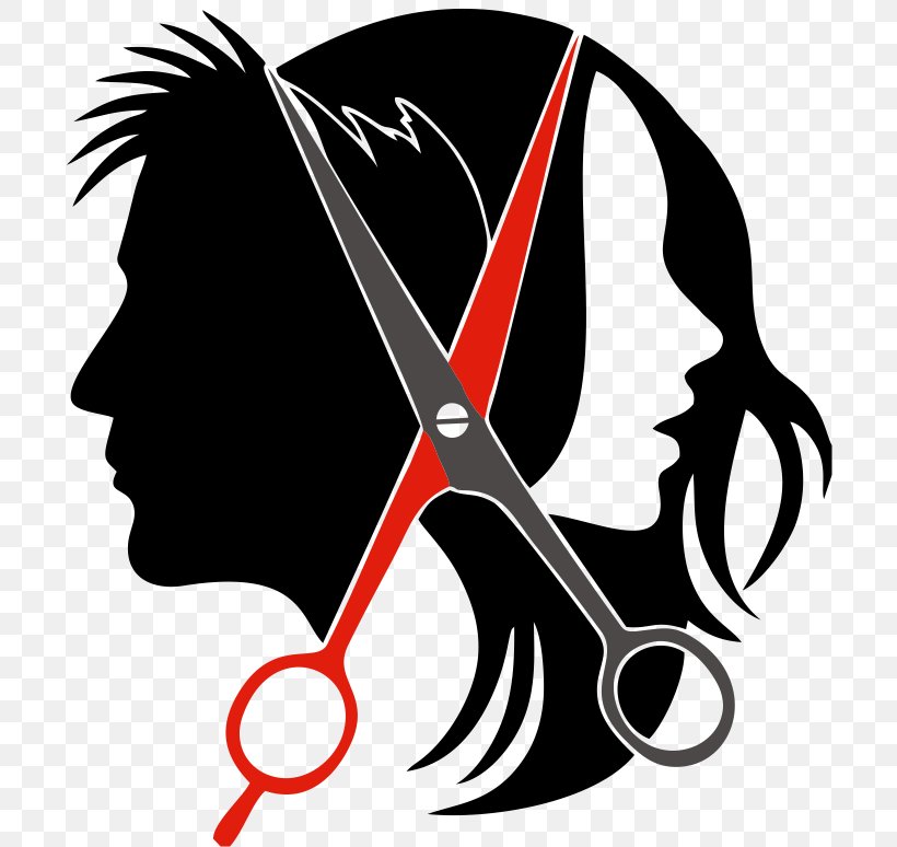 Logo Hairstyle Beauty Parlour Clip Art, PNG, 703x774px, Logo, Art, Artwork, Barber, Barbershop Download Free
