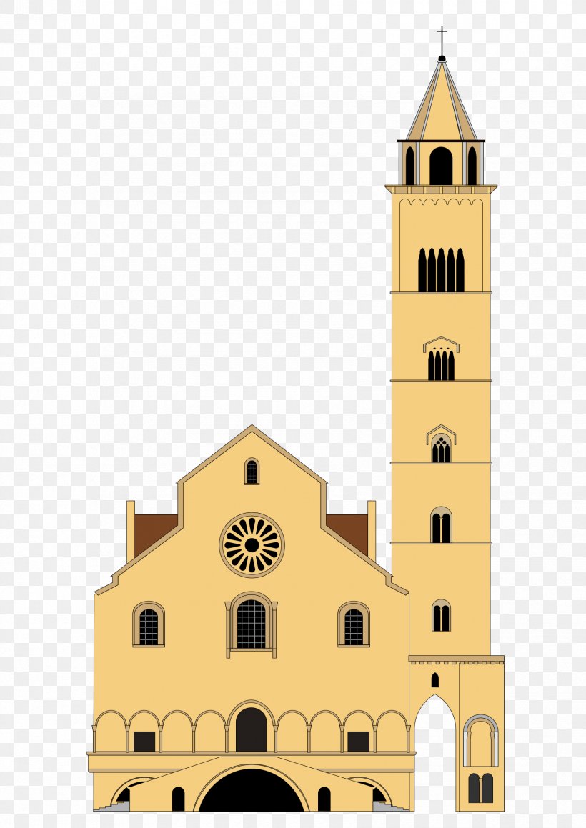 Trani Cathedral Church Architecture, PNG, 1697x2400px, Trani, Bell Tower, Building, Cathedral, Chapel Download Free