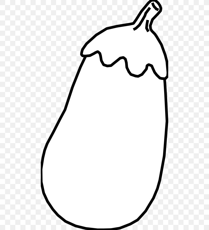 Eggplant Free Content Drawing Clip Art, PNG, 500x900px, Eggplant, Area, Black, Black And White, Coloring Book Download Free
