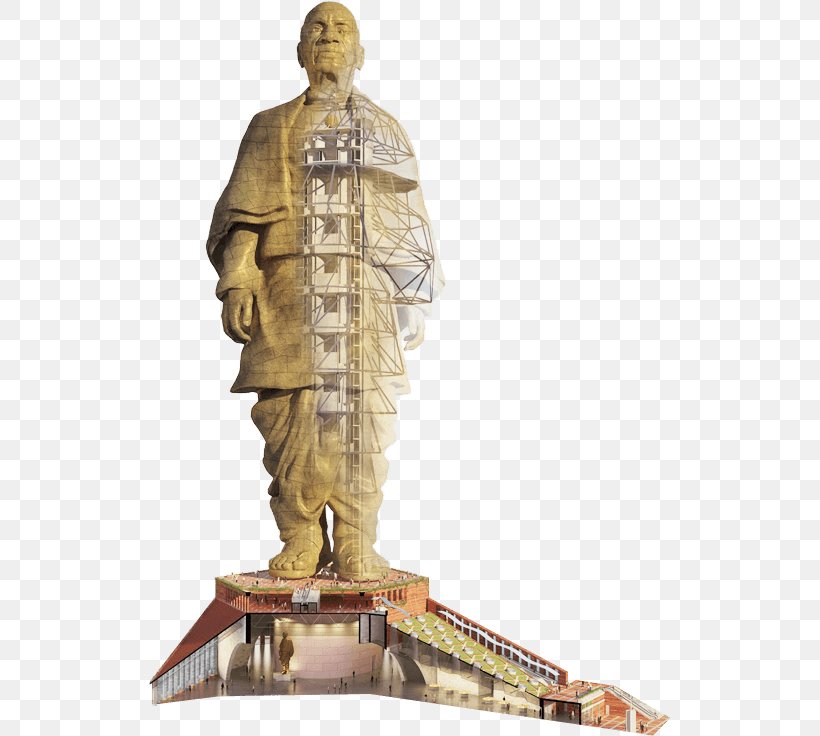 Statue Of Unity Vadodara Statue Of Liberty Monument, PNG, 522x736px, Statue Of Unity, Ancient History, Architecture, Bronze Sculpture, Christ The Redeemer Download Free