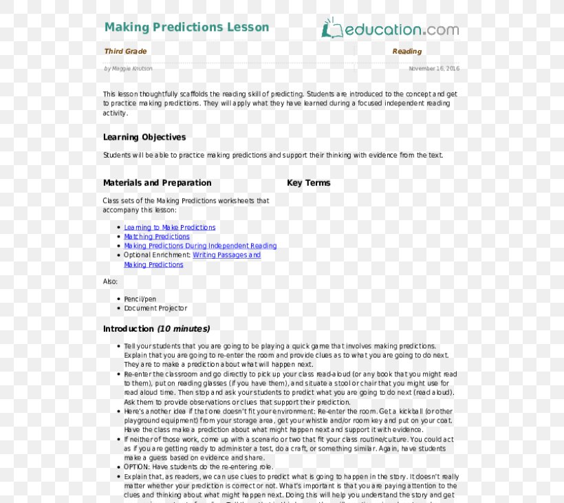 Lesson Plan Student Education Fifth Grade, PNG, 557x731px, Lesson Plan, Area, Class, Document, Education Download Free