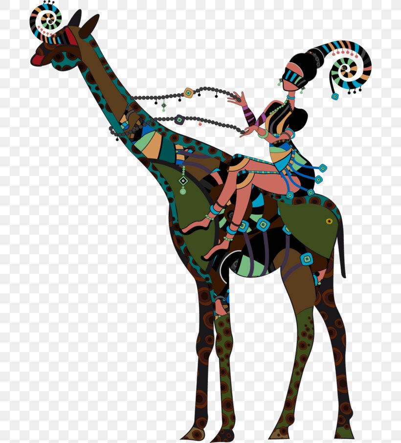 Clip Art, PNG, 700x906px, Royaltyfree, African Art, Art, Fictional Character, Giraffe Download Free