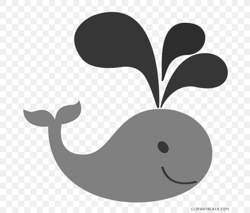 Clip Art Image, PNG, 700x700px, Whales, Black And White, Cartoon, Drawing, Happiness Download Free