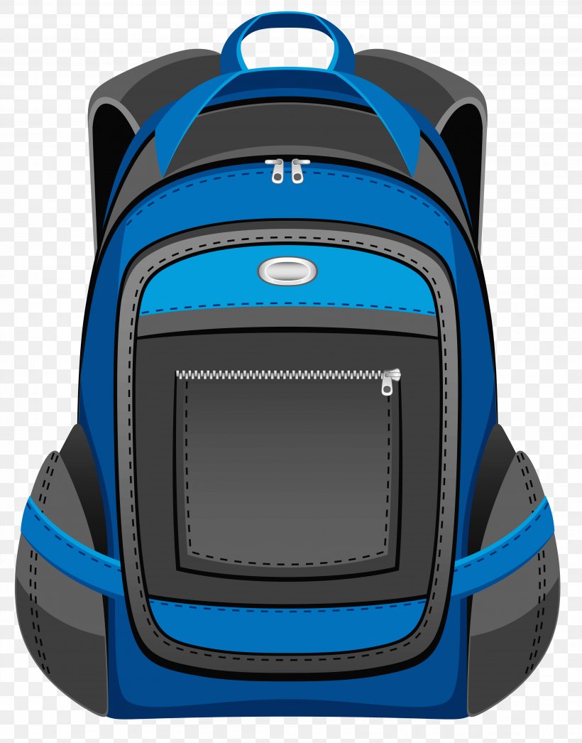 Backpack Clip Art, PNG, 3828x4886px, Backpack, Azure, Bag, Baggage, Blue Download Free