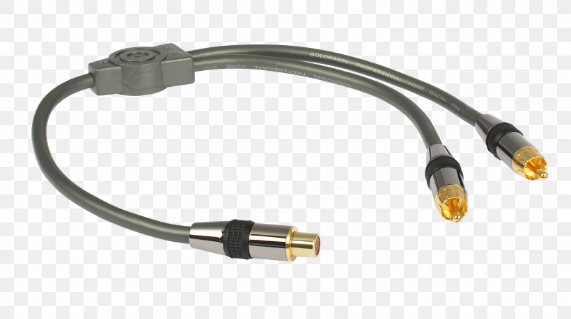 Coaxial Cable RCA Connector Adapter Serial Cable Home Theater Systems, PNG, 3000x1680px, Coaxial Cable, Adapter, Cable, Data Transfer Cable, Electrical Cable Download Free