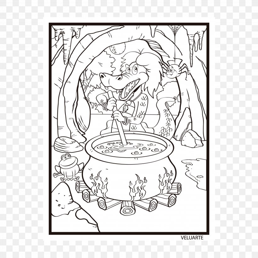 Line Art Coloring Book Brazilian Mythology Sketch, PNG, 2657x2657px, Line Art, Animal, Area, Art, Artwork Download Free