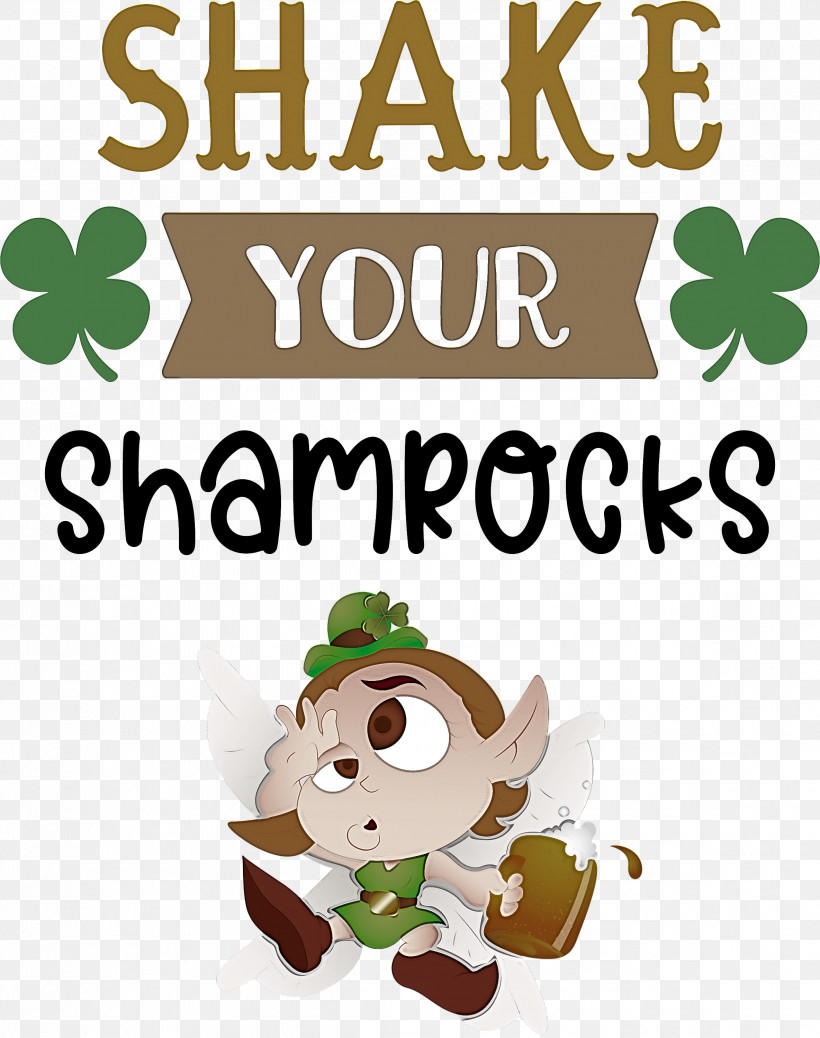 Shake Your Shamrocks St Patricks Day Saint Patrick, PNG, 2369x3000px, St Patricks Day, Biology, Cartoon, Character, Christmas Day Download Free