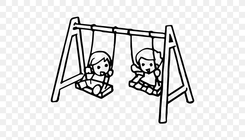 Swing Drawing Child Coloring Book Playground, PNG, 600x470px, Swing, Area, Black And White, Book, Cartoon Download Free