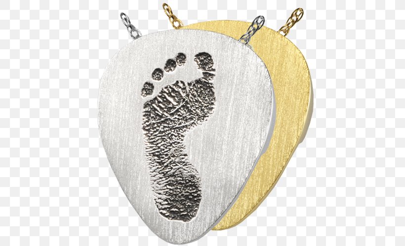 Locket Charms & Pendants Jewellery Necklace Gold, PNG, 500x500px, Locket, Afterlife, Charms Pendants, Cremation, Footprint Download Free