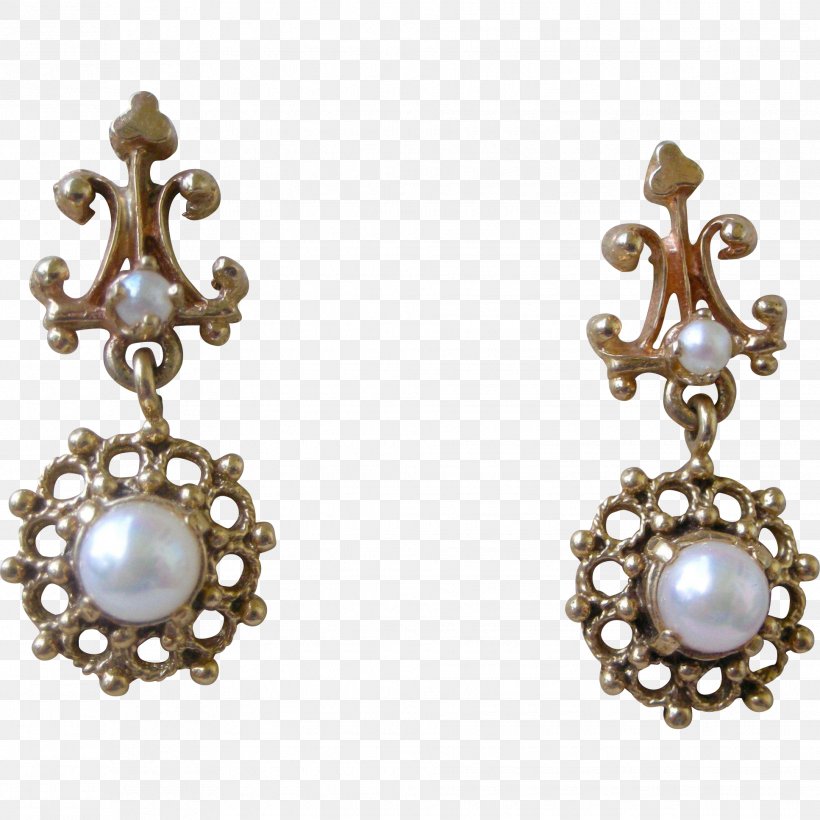 Pearl Earring Body Jewellery Filigree Gold, PNG, 1935x1935px, Pearl, Body Jewellery, Body Jewelry, Colored Gold, Earring Download Free