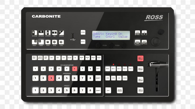 Ross Video Carbonite Vision Mixer 19-inch Rack Computer Software, PNG, 4537x2550px, 19inch Rack, Ross Video, Audio Mixers, Audio Receiver, Carbonite Download Free