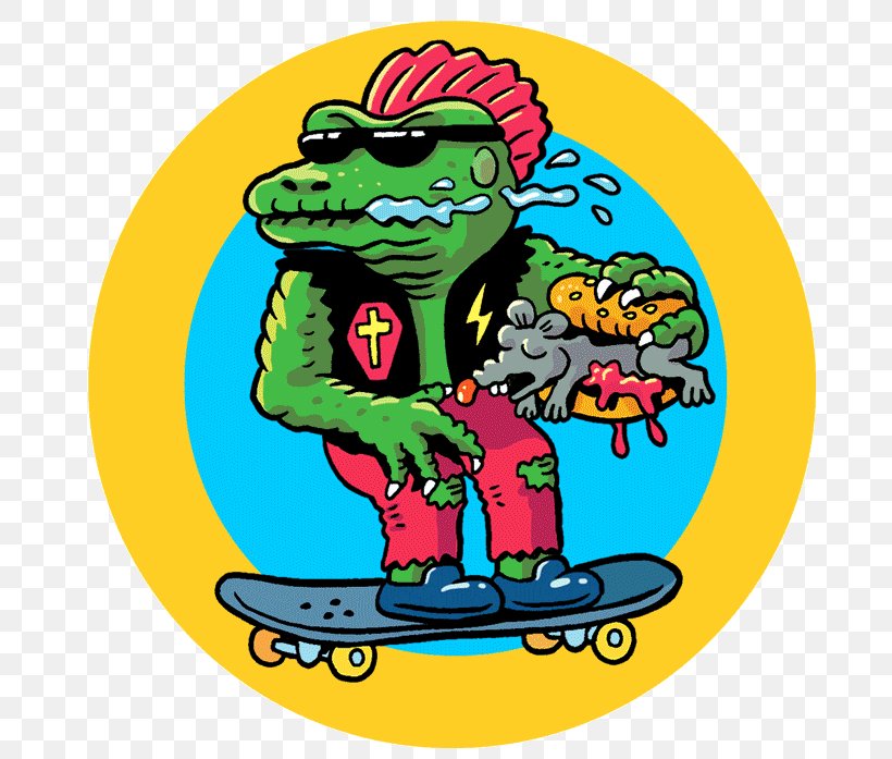 Skateboard Graffiti, PNG, 697x697px, Skateboard, Art, Cartoon, Comics, Crocodiles Download Free