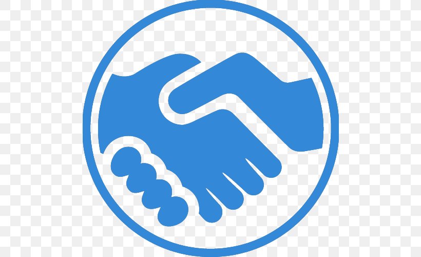 Handshake Clip Art, PNG, 500x500px, Handshake, Area, Blue, Brand, Hand Download Free