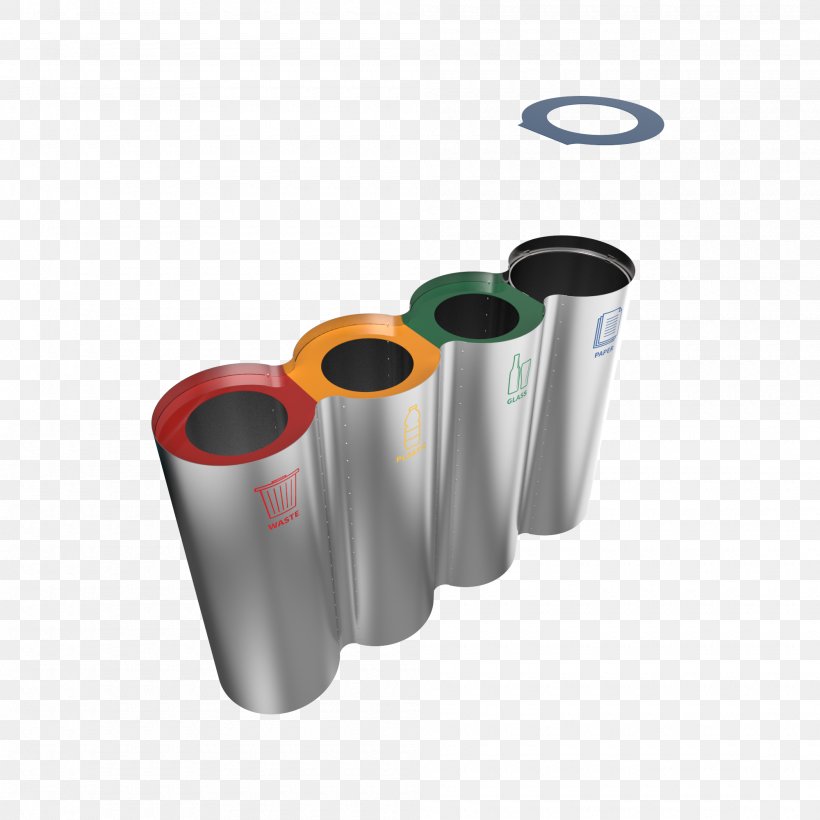 Recycling Bin Plastic Rubbish Bins & Waste Paper Baskets Steel, PNG, 2000x2000px, Recycling, Container, Cylinder, Edelstaal, Hardware Download Free