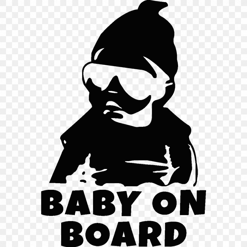 Decal Bumper Sticker Baby On Board Car, PNG, 1200x1200px, Decal, Adhesive, Automotive Design, Baby On Board, Black Download Free