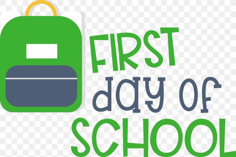 First Day Of School Education School, PNG, 3000x1996px, First Day Of School, Education, Geometry, Green, Line Download Free