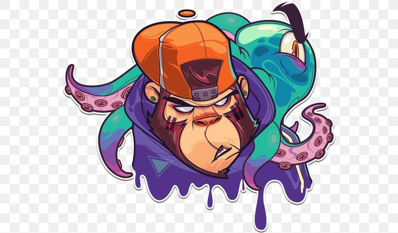 Graffiti Monkey Art Drawing Hip Hop, PNG, 564x481px, Watercolor, Cartoon, Flower, Frame, Heart Download Free