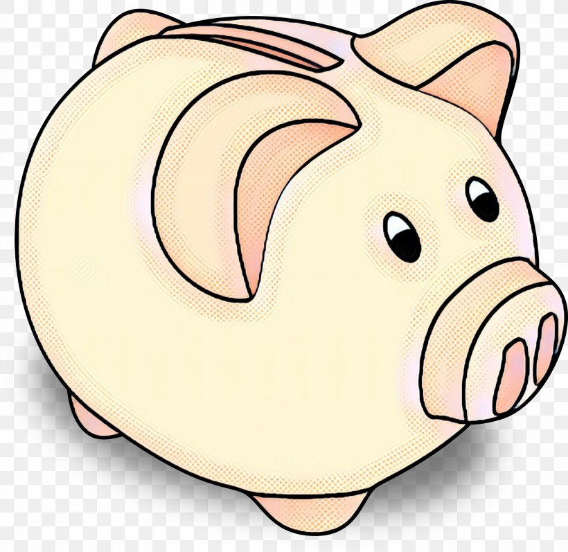 Piggy Bank, PNG, 3000x2918px, Pop Art, Animal Figure, Cartoon, Ear, Fawn Download Free