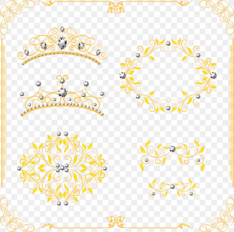 Yellow Area Pattern, PNG, 2659x2638px, Crown, Adobe Systems, Area, Computer Graphics, Curve Download Free