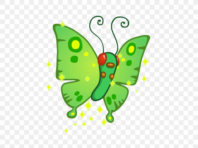 Brush-footed Butterflies Clip Art Butterfly Illustration Green, PNG, 1000x750px, Brushfooted Butterflies, Brush Footed Butterfly, Butterfly, Cartoon, Character Download Free